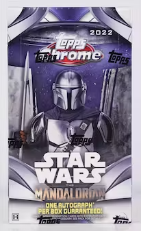 Topps: 2022 Star Wars The Mandalorian Chrome Beskar Edition Hobby Box Pack